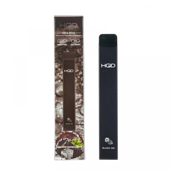 Купить HQD Ultra Stick - Blackberry (Черная смородина ежевика), 500 затяжек, 20 мг (2%)