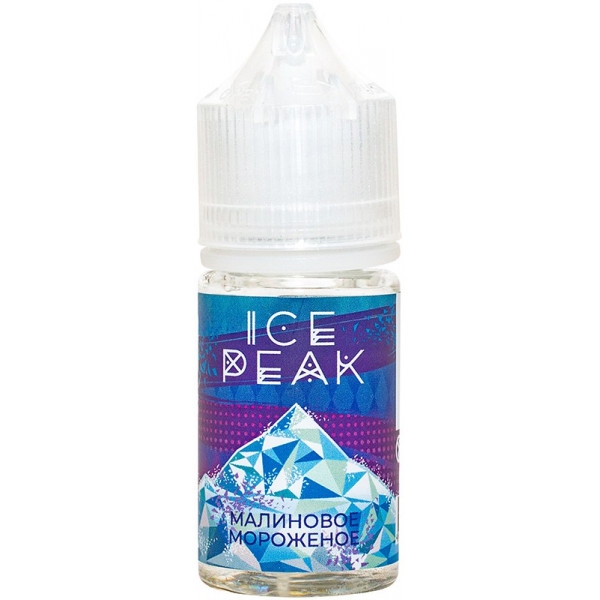 Купить Ice Peak Salt - Малиновое мороженое, 30мл, 0 мг/мл