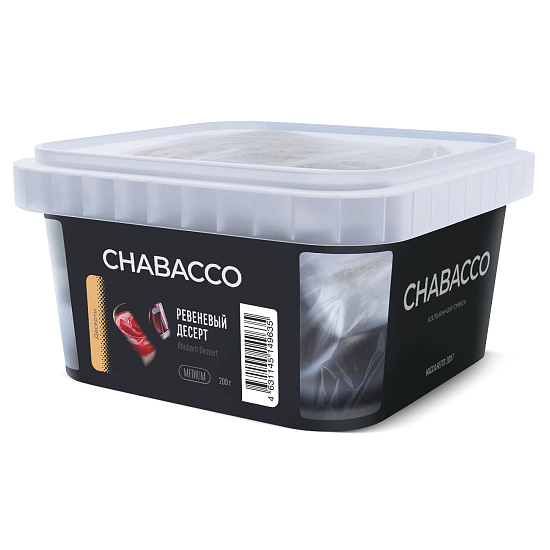 Купить Chabacco MEDIUM - Rhubarb Dessert (Ревеневый Десерт) 200г