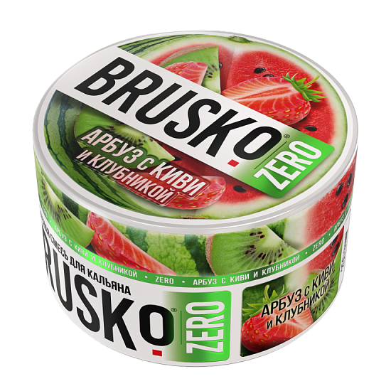 Купить Brusko Zero - Арбуз с киви и клубникой 250г
